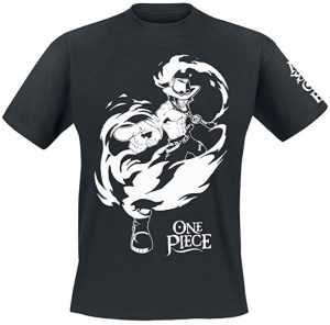 Camiseta De Ace De One Piece