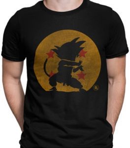Camiseta De Kame Hame Ha De Dragon Ball Z