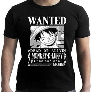 Camiseta De Luffy Wanted