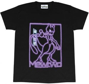 Camiseta De Mewtwo De Pokemon