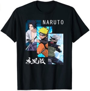 Camiseta De Naruto Sasuke Y Kakashi