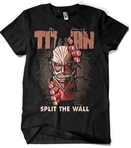Camiseta De Split The Wall De Ataque A Los Titanes
