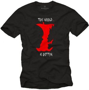 Camiseta De This World Is Rotten De Death Note