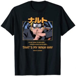 Camiseta De Camino Del Ninja De Naruto Shippuden