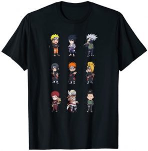 Camiseta De Personajes De Naruto Shippuden