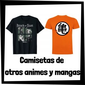 Camisetas de otros animes y mangas - Las mejores camisetas de One Piece