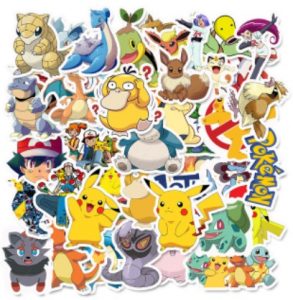 Set De Pegatinas De Pokemon