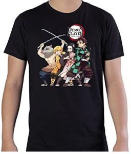 Camiseta De Protagonistas De Demon Slayer