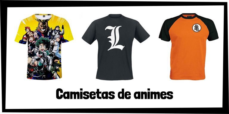 Camisetas de animes y mangas - Guía de productos de merchandising de animes