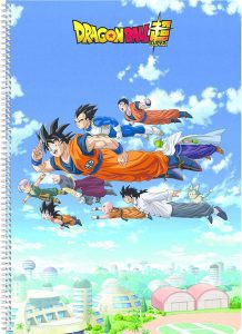 Cuaderno De Personajes Volando De Dragon Ball Z
