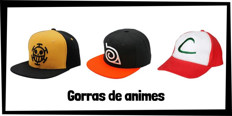 Gorras de animes y mangas - Guía de productos de merchandising de animes