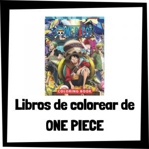 Libros de One Piece con dibujos para colorear