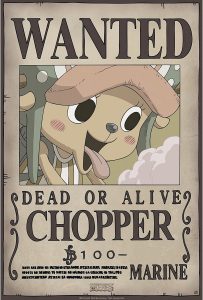 Póster De Chopper Wanted De One Piece