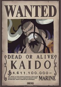 Póster De Kaido Wanted De One Piece