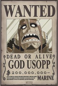 Póster De Usopp Wanted De One Piece