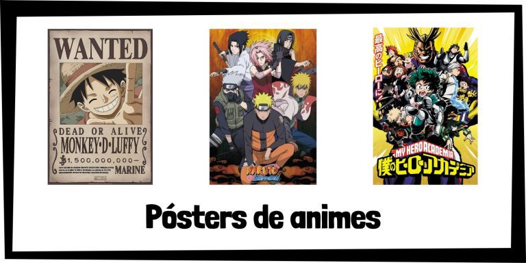 Pósters de animes y mangas - Guía de productos de merchandising de animes