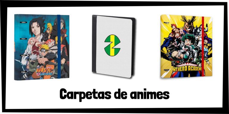 Carpetas de animes y mangas - Guía de productos de merchandising de animes