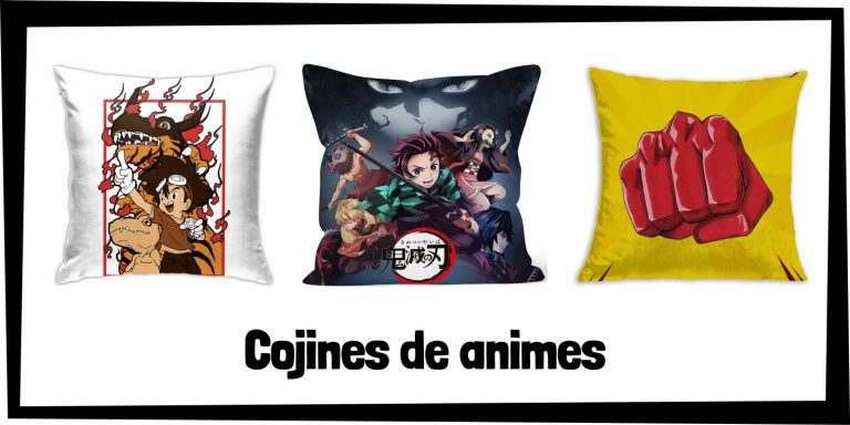Cojines de animes y mangas - Guía de productos de merchandising de animes