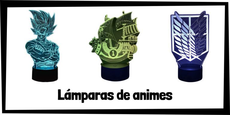 Lámparas de animes y mangas - Guía de productos de merchandising de animes