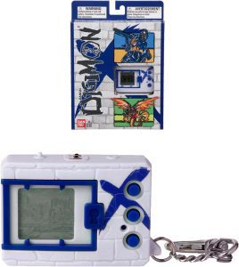 Llavero De Digimon De Bandai De Digimonx Blanco Y Azul
