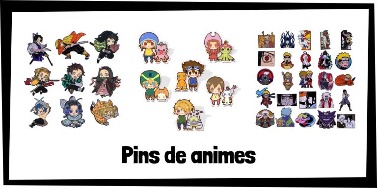 Pins de animes y mangas - Guía de productos de merchandising de animes