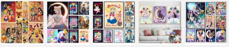 P贸sters De Sailor Moon De Aliexpress