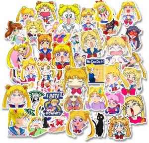 Set De Pegatinas De Sailor Moon Aleatorias