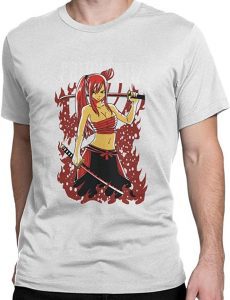 Camiseta De Erza Scarlet De Fairy Tail