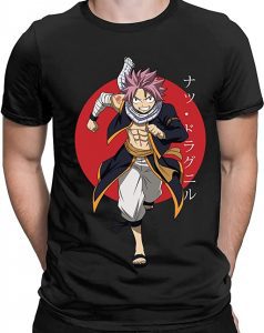 Camiseta De Natsu Dragneel De Fairy Tail