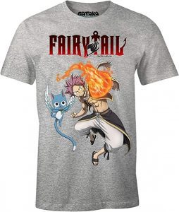 Camiseta De Natsu Dragneel Y Happy De Fairy Tail