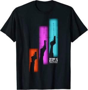 Camiseta De Pistolas De Cowboy Bebop