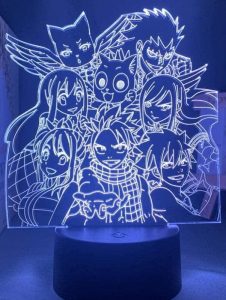 Lámpara De Personajes De Fairy Tail