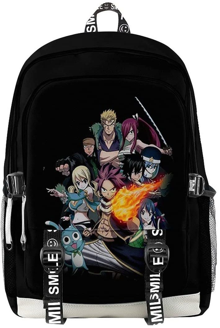 Anime Fairy Tail Backpack – Lightweight Canvas Daypack For School & Casual Use