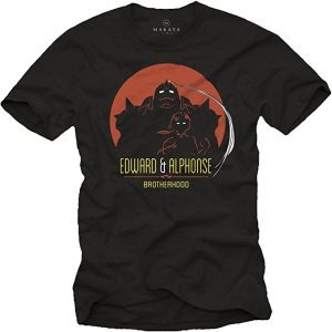 Camiseta De Edward Y Alphonse De Fullmetal Alchemist Brotherhood