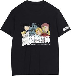 Camiseta De Personajes De Fullmetal Alchemist