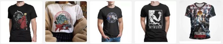 Camisetas De Fullmetal Alchemist De Aliexpress
