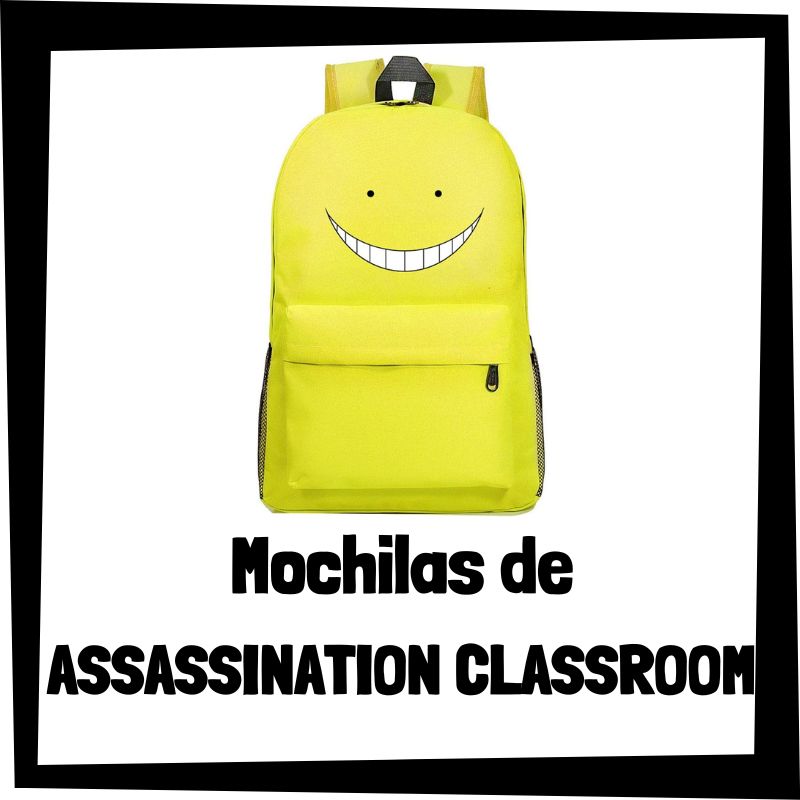 GO2COSY Assassination Classroom Anime Backpack - USB Charging Port, School Bookbag